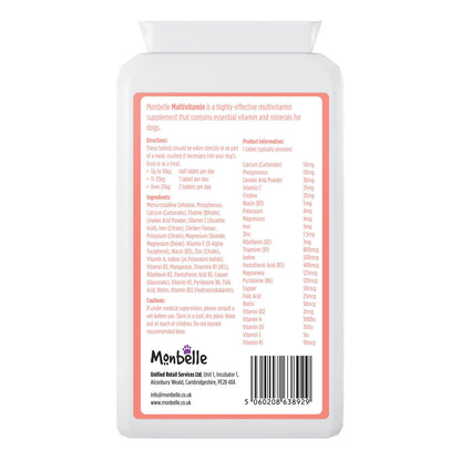 Multivitamin Supplement for Dogs, Chewable Tablets